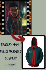 Children`s hoodie Miles Morales cosplay